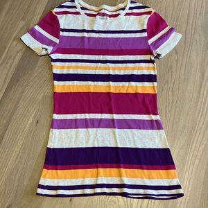 Old Navy Striped Cotton Dress Size Medium